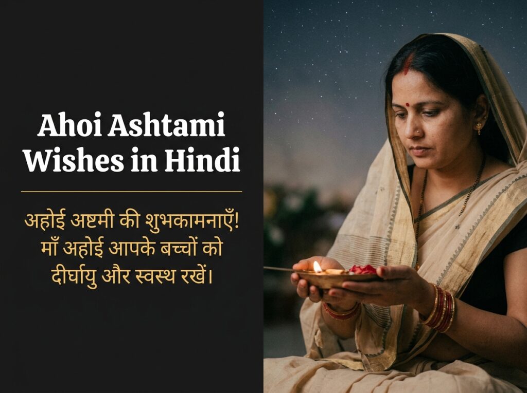 Ahoi Ashtami Wishes in Hindi
