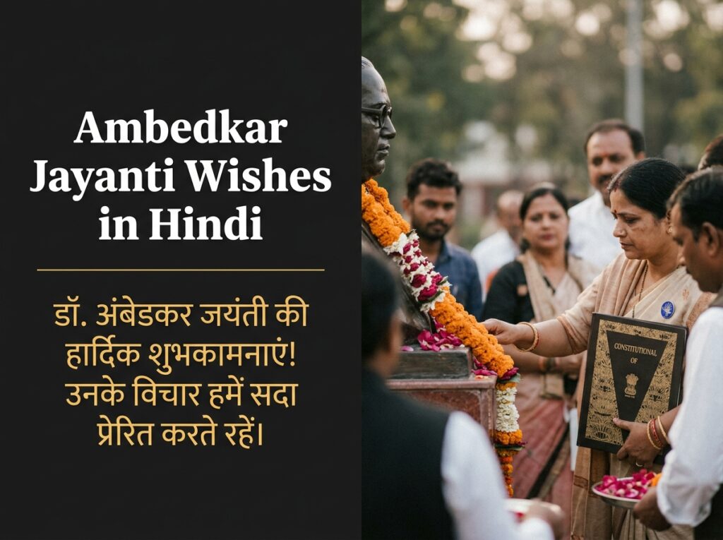 Ambedkar Jayanti Wishes in Hindi