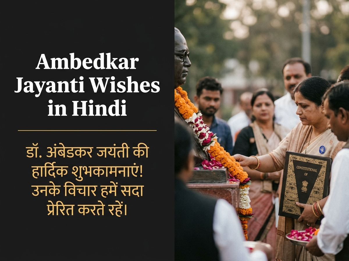 Ambedkar Jayanti Wishes in Hindi