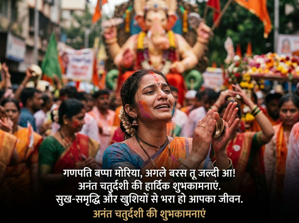 Anant Chaturdashi Wishes in Hindi