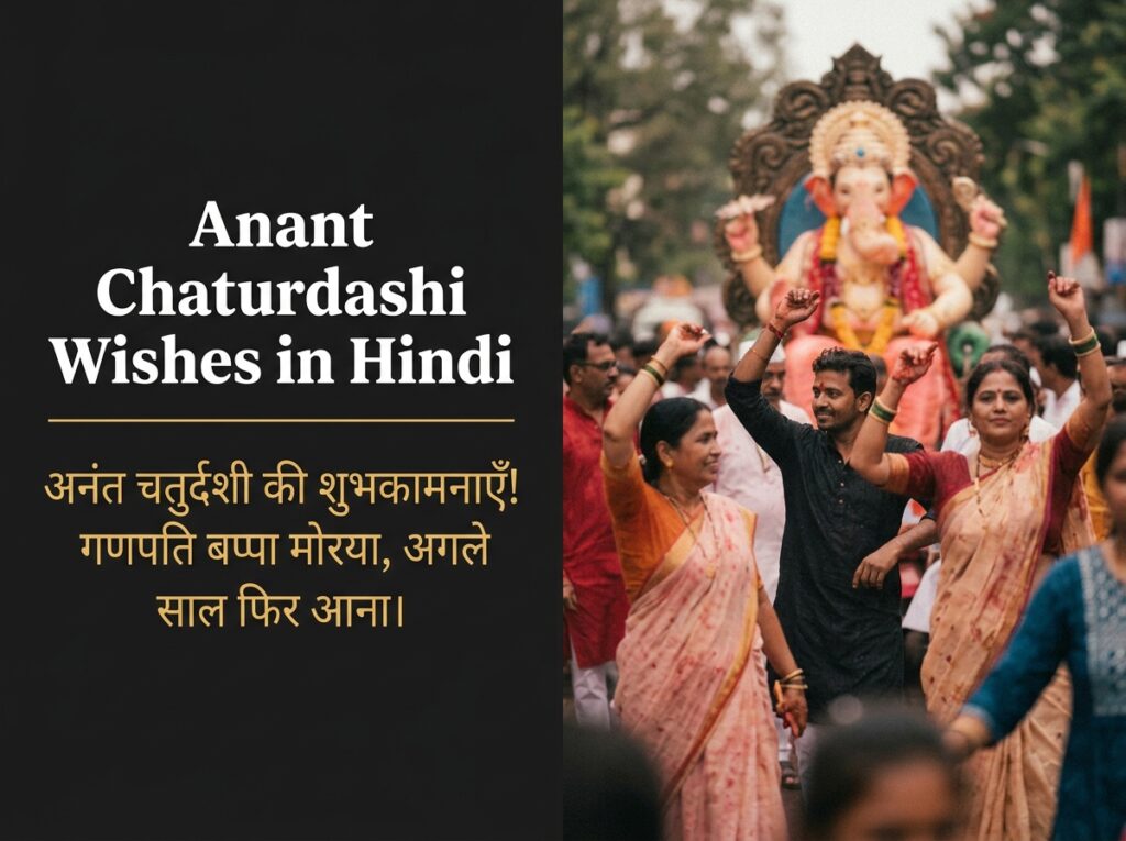 Anant Chaturdashi Wishes in Hindi