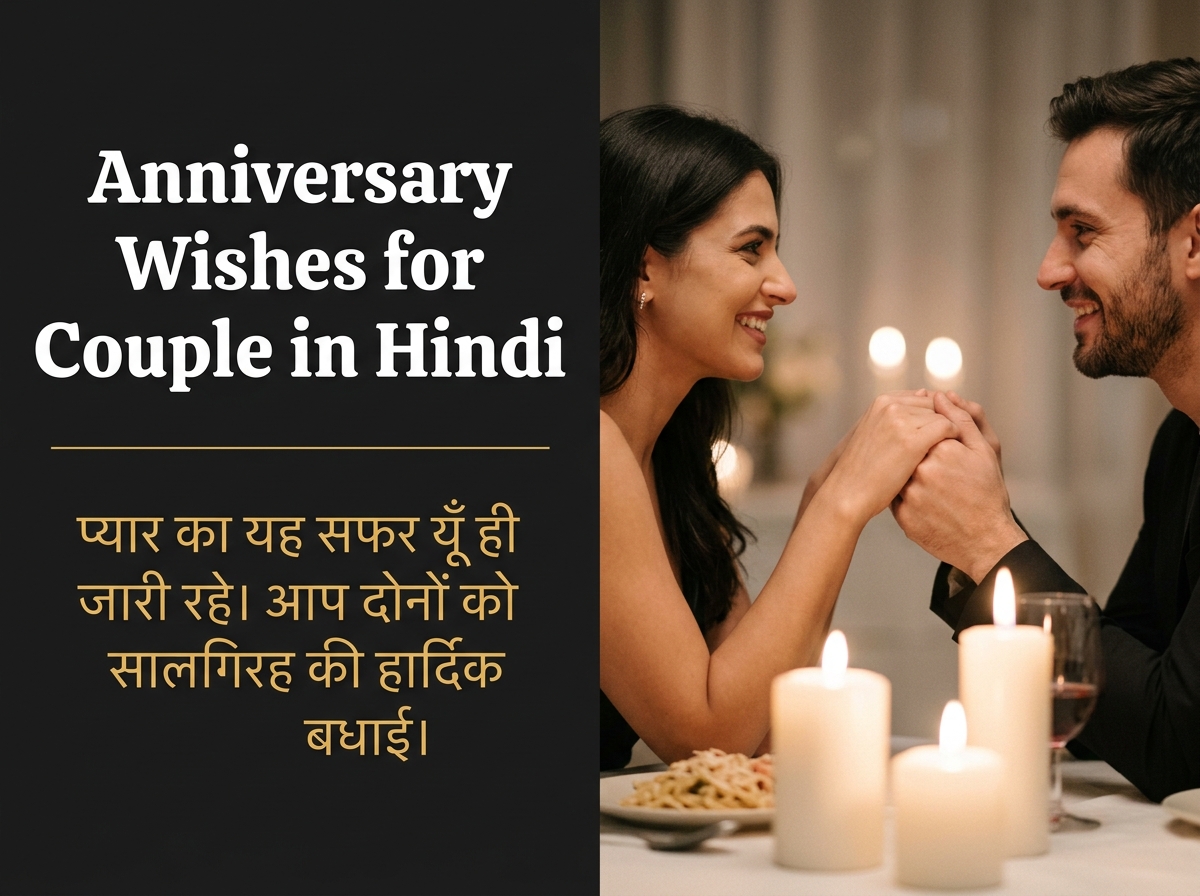 Anniversary Wishes for Couple in Hind