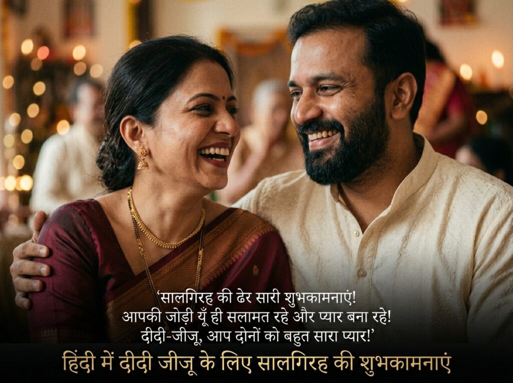 Anniversary Wishes for Didi Jiju in Hindi