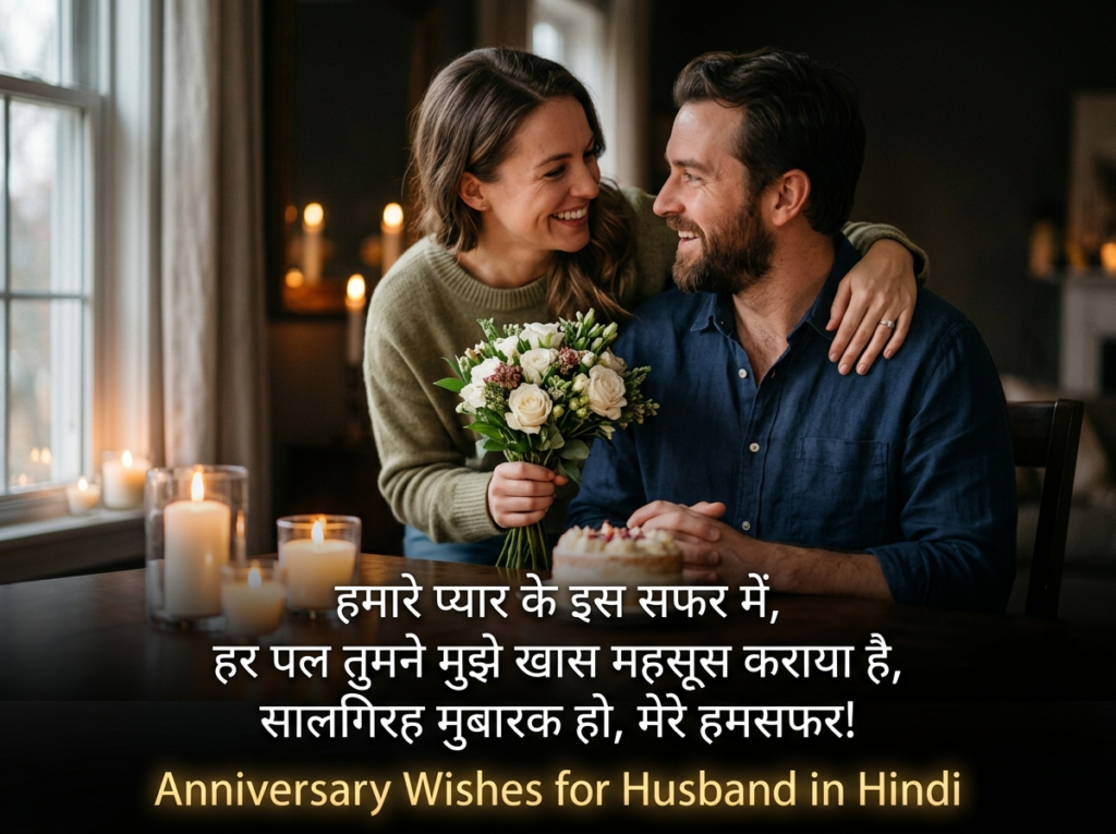 Anniversary Wishes for Husband in Hindi