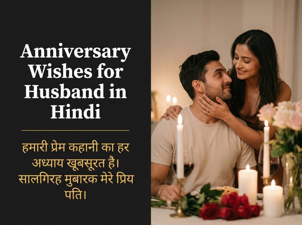 Anniversary Wishes for Husband in Hindi