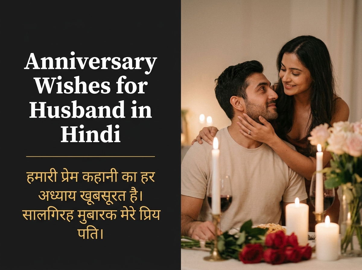 Anniversary Wishes for Husband in Hindi