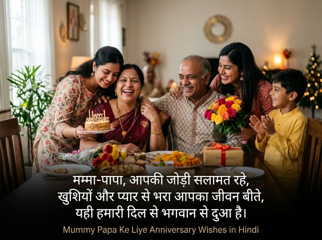 Anniversary Wishes for Mummy Papa in Hindi