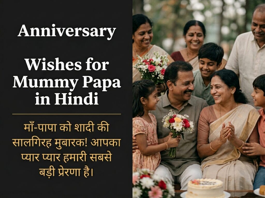 Anniversary Wishes for Mummy Papa in Hindi