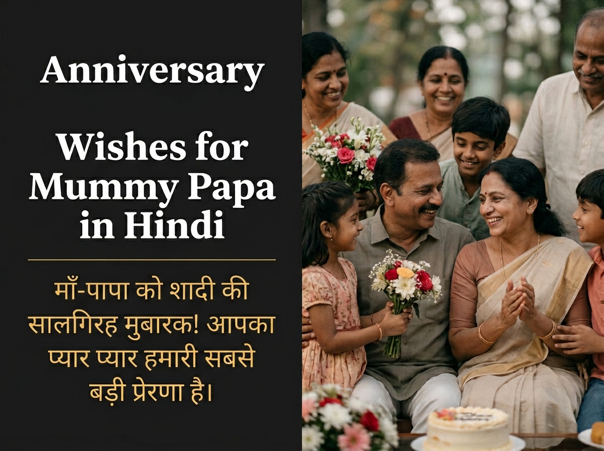 Anniversary Wishes for Mummy Papa in Hindi