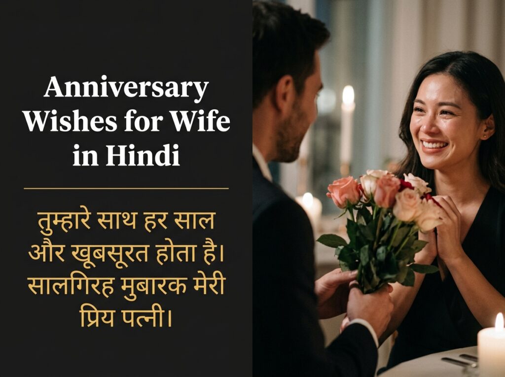 Anniversary Wishes for Wife in Hindi