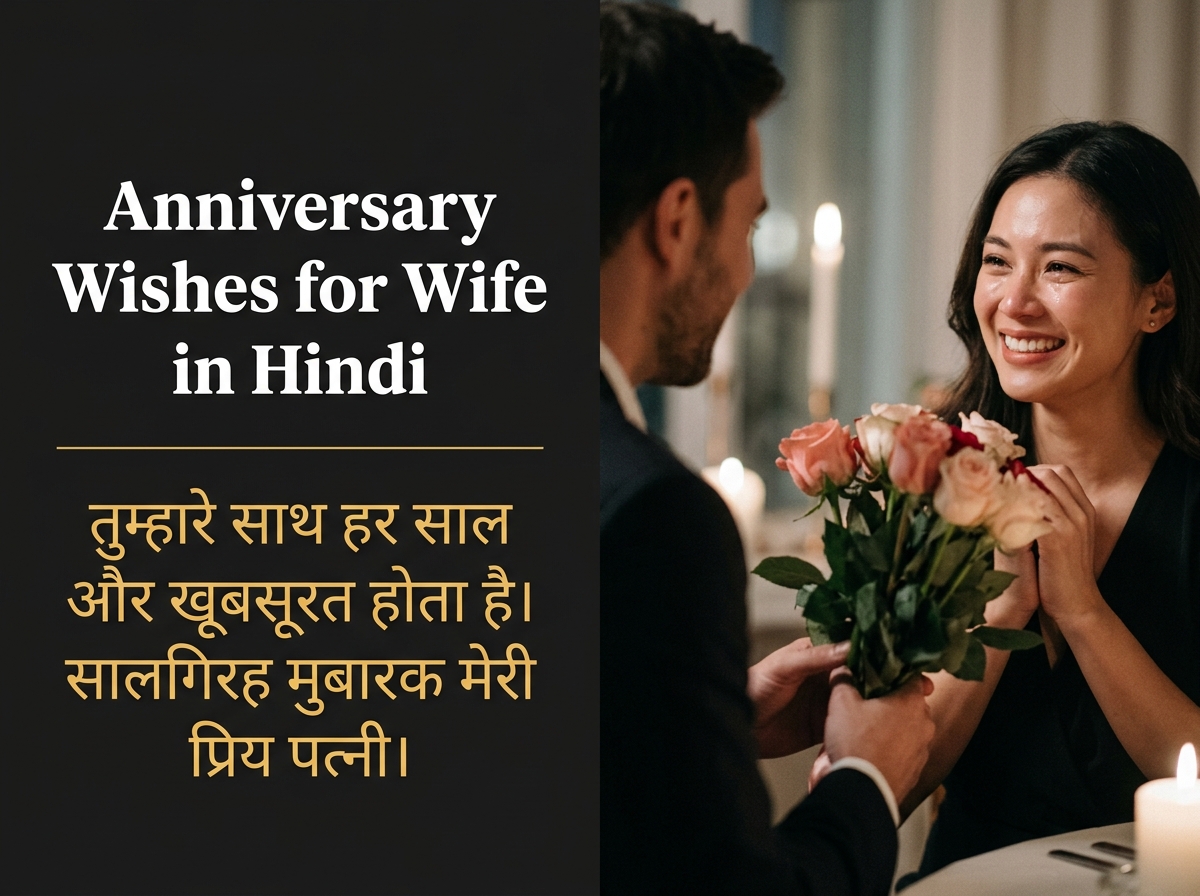 Anniversary Wishes for Wife in Hindi