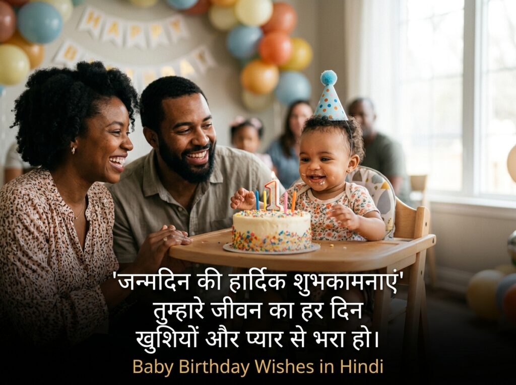 Baby Birthday Wishes in Hindi