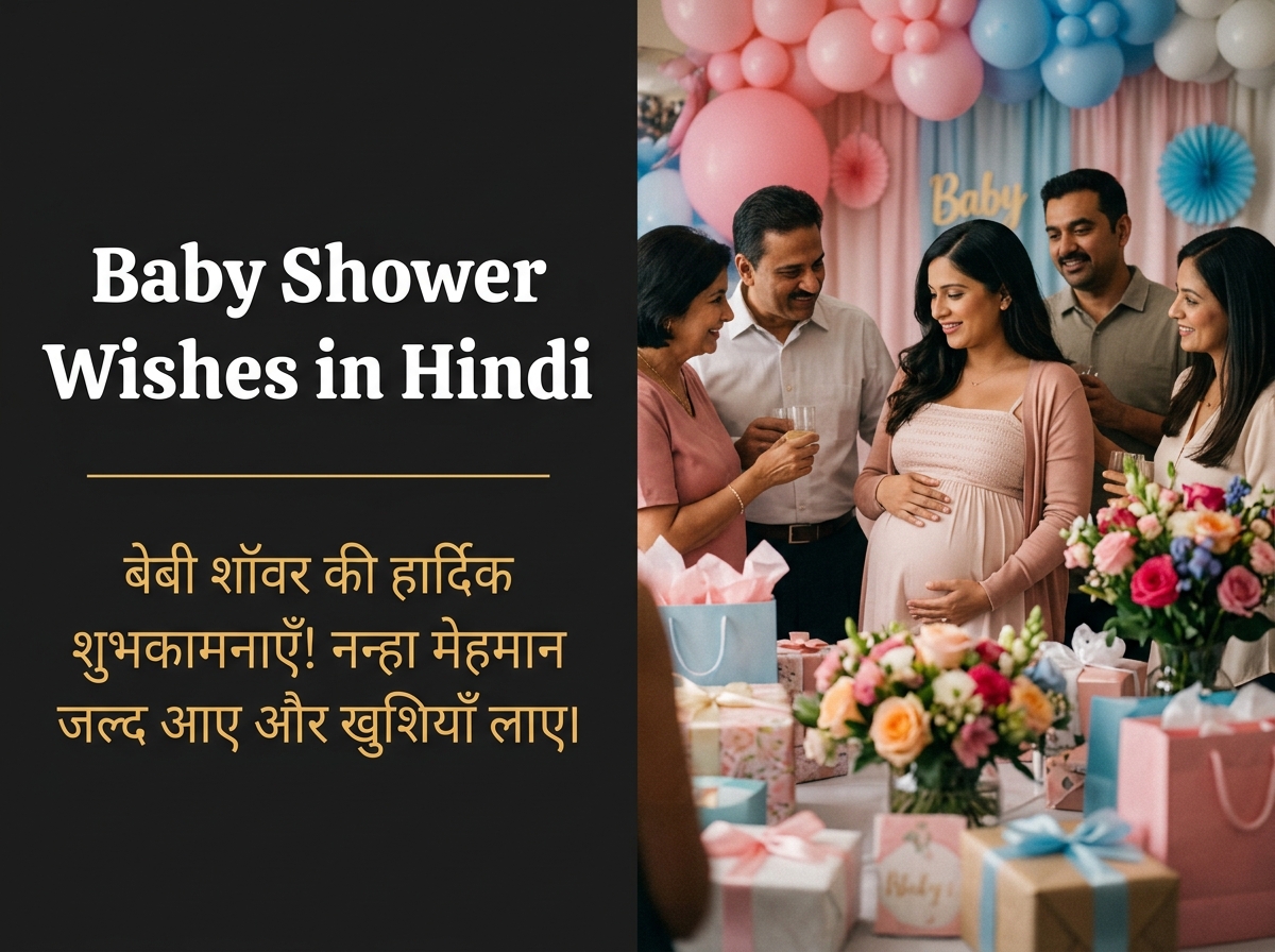 Baby Shower Wishes in Hindi
