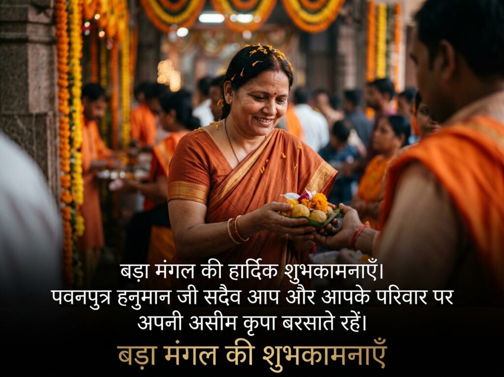 Bada Mangal Wishes in Hindi