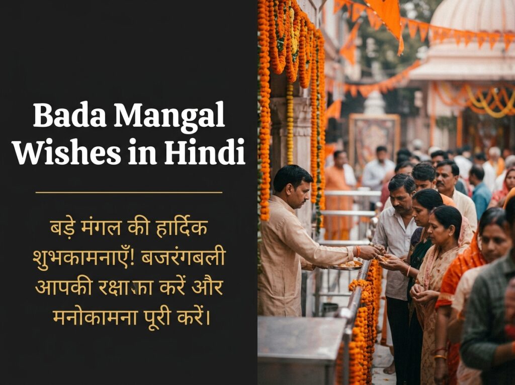 Bada Mangal Wishes in Hindi