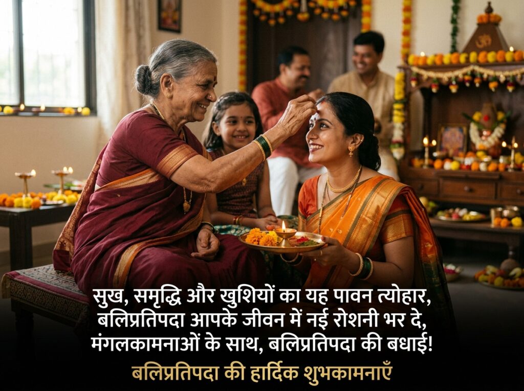 Balipratipada Wishes in Hindi