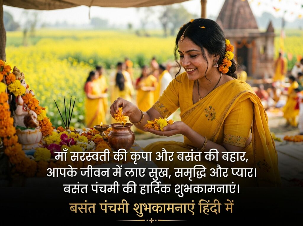 Basant Panchami Wishes in Hindi