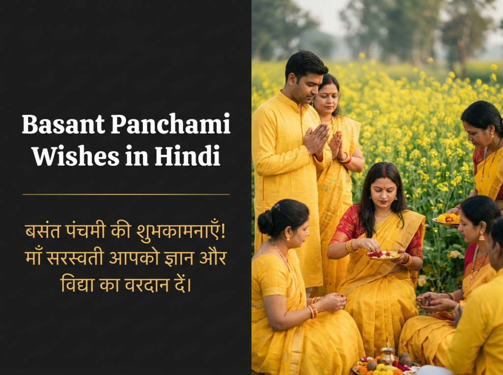 Basant Panchami Wishes in Hindi