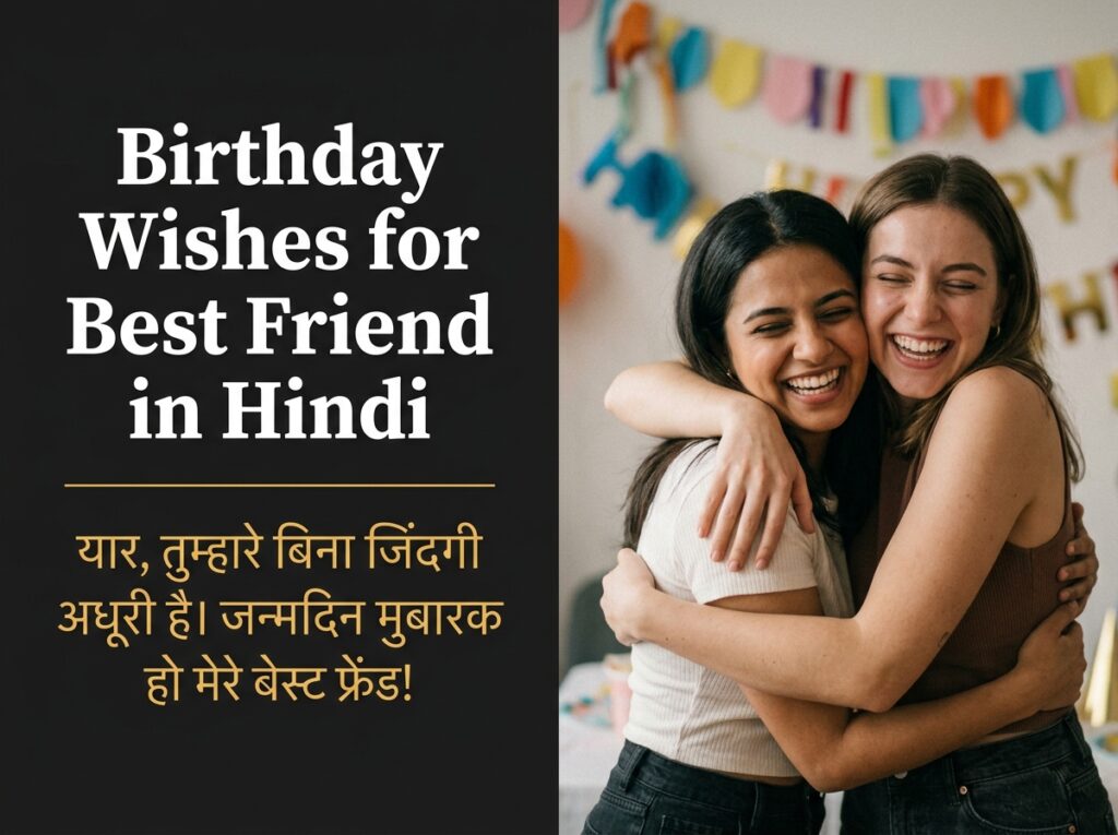 Birthday Wishes for Best Friend in Hindi
