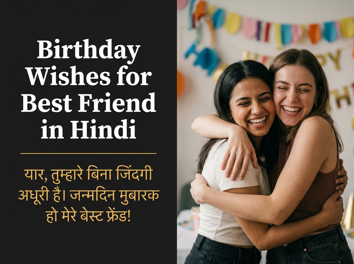 Birthday Wishes for Best Friend in Hindi