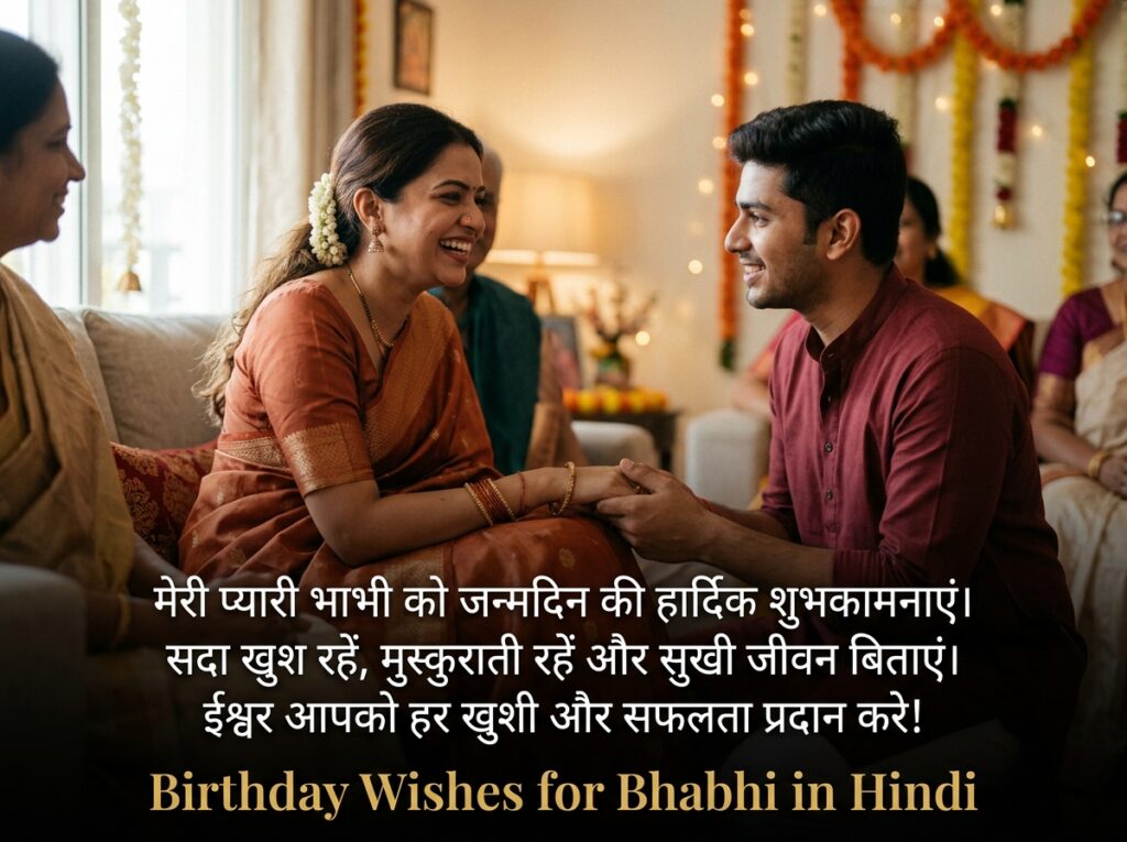 Birthday Wishes for Bhabhi in Hindi