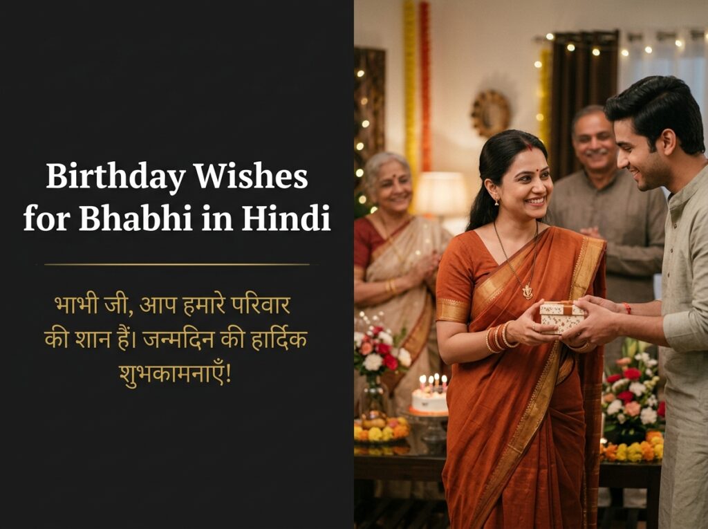 Birthday Wishes for Bhabhi in Hindi