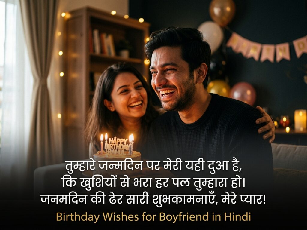 Birthday Wishes for Boyfriend in Hindi