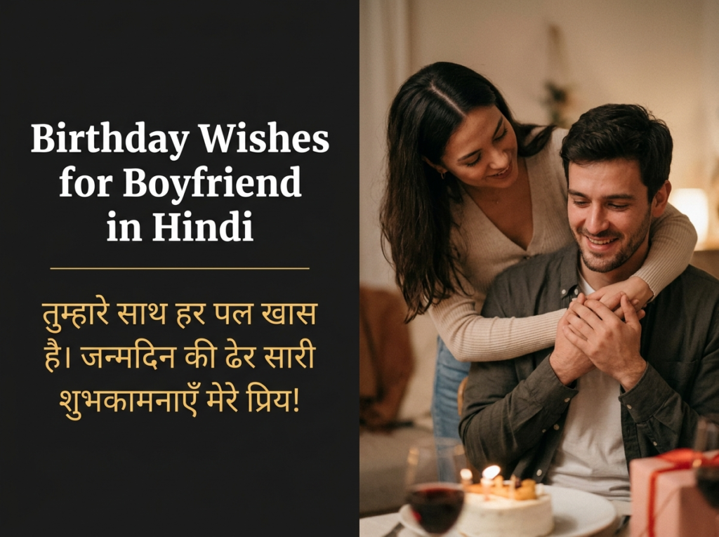 Birthday Wishes for Boyfriend in Hindi