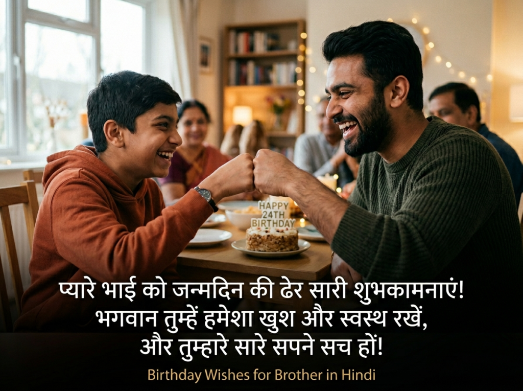 Birthday Wishes for Brother in Hindi