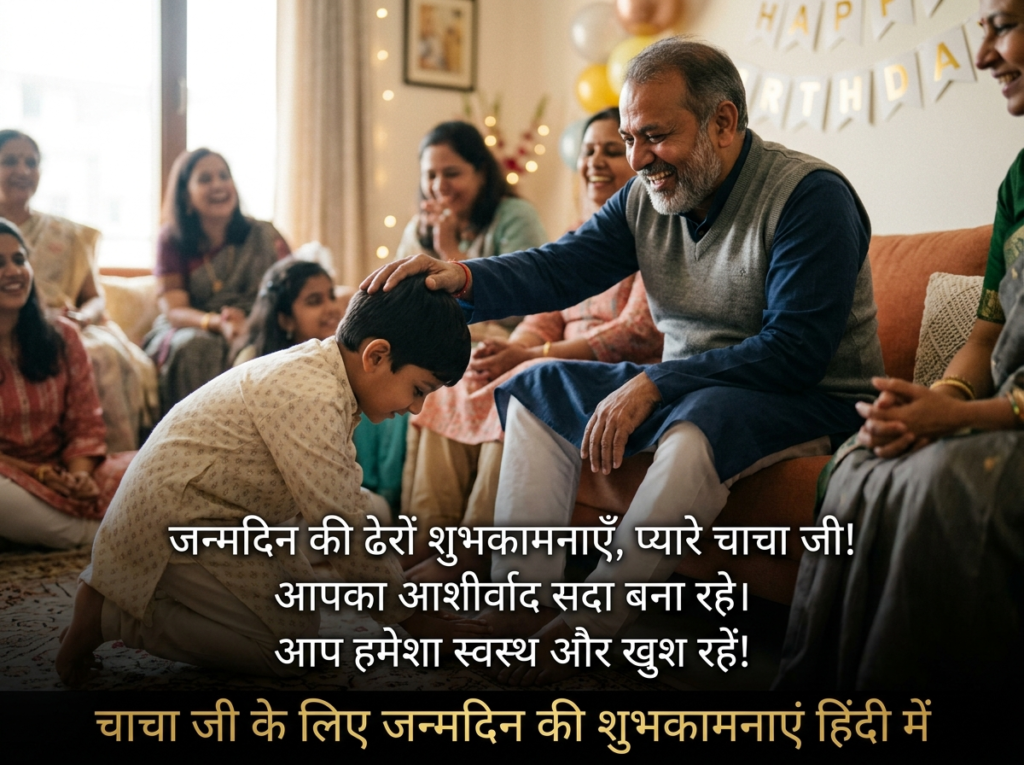 Birthday Wishes for Chacha Ji in Hindi