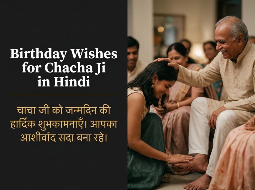Birthday Wishes for Chacha Ji in Hindi
