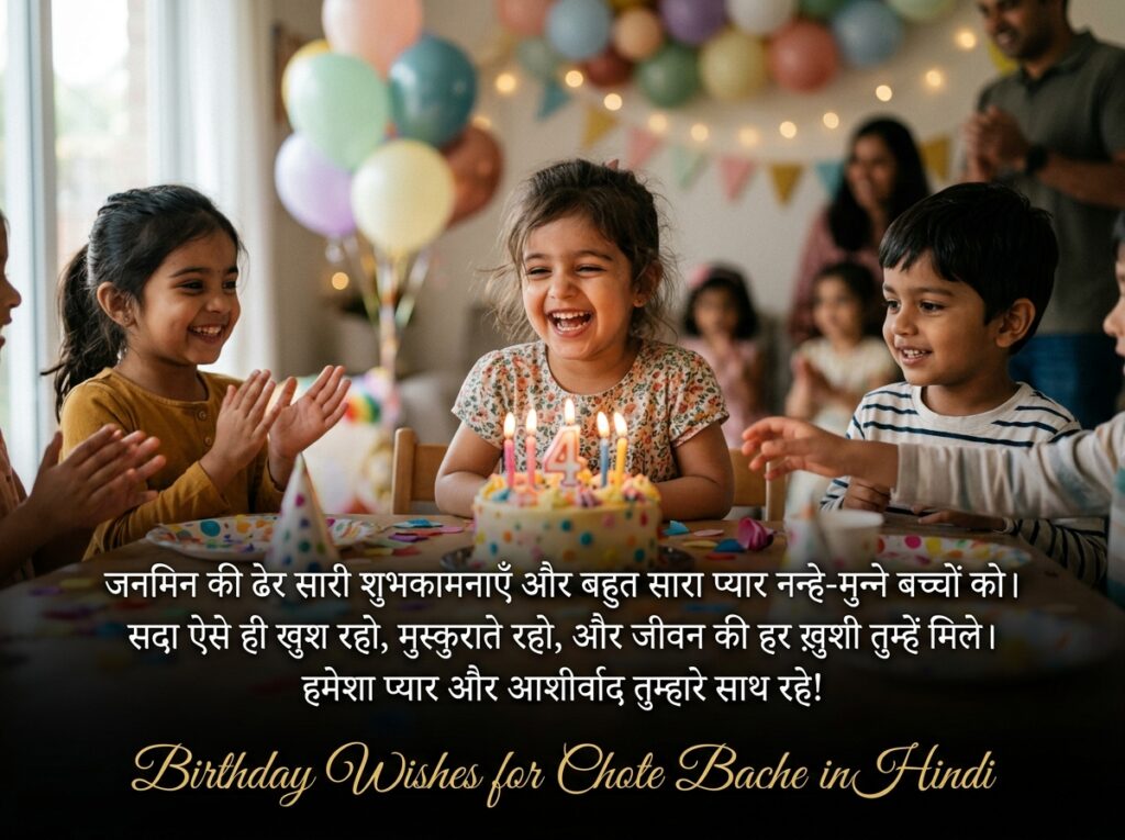 Birthday Wishes for Chote Bache in Hindi