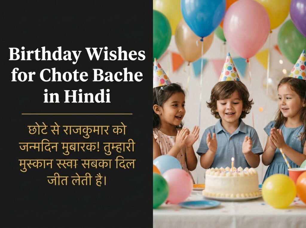 Birthday Wishes for Chote Bache in Hindi