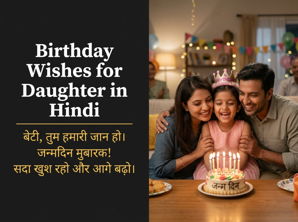Birthday Wishes for Daughter in Hindi