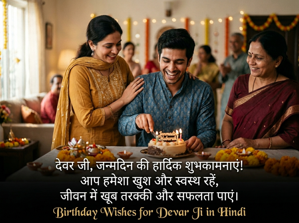 Birthday Wishes for Devar Ji in Hindi