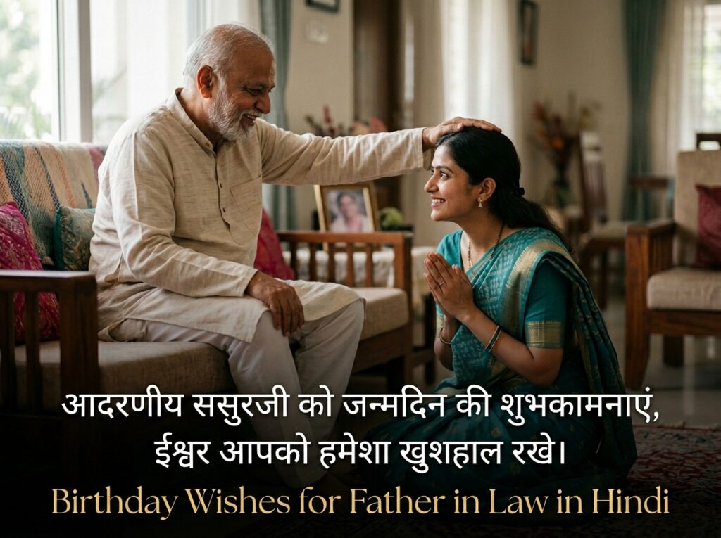 Birthday Wishes for Father in Law in Hindi