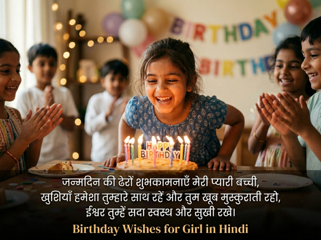 Birthday Wishes for Girl in Hindi