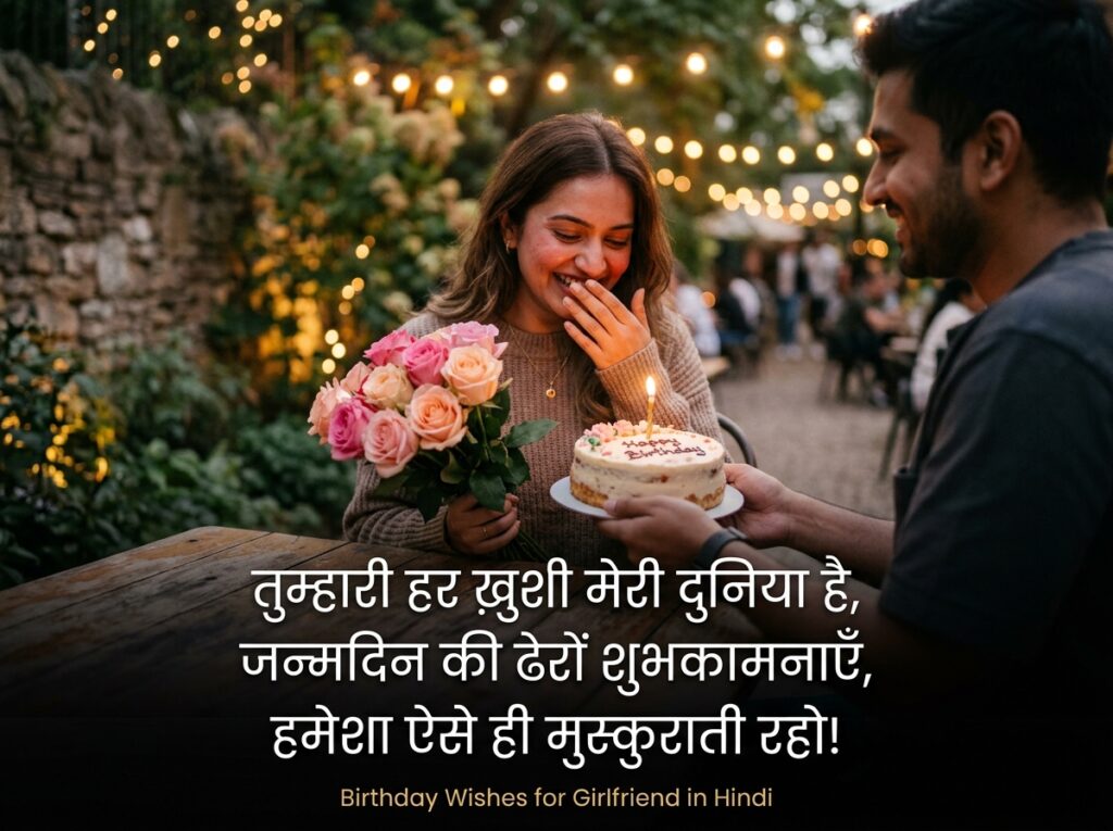 Birthday Wishes for Girlfriend in Hindi