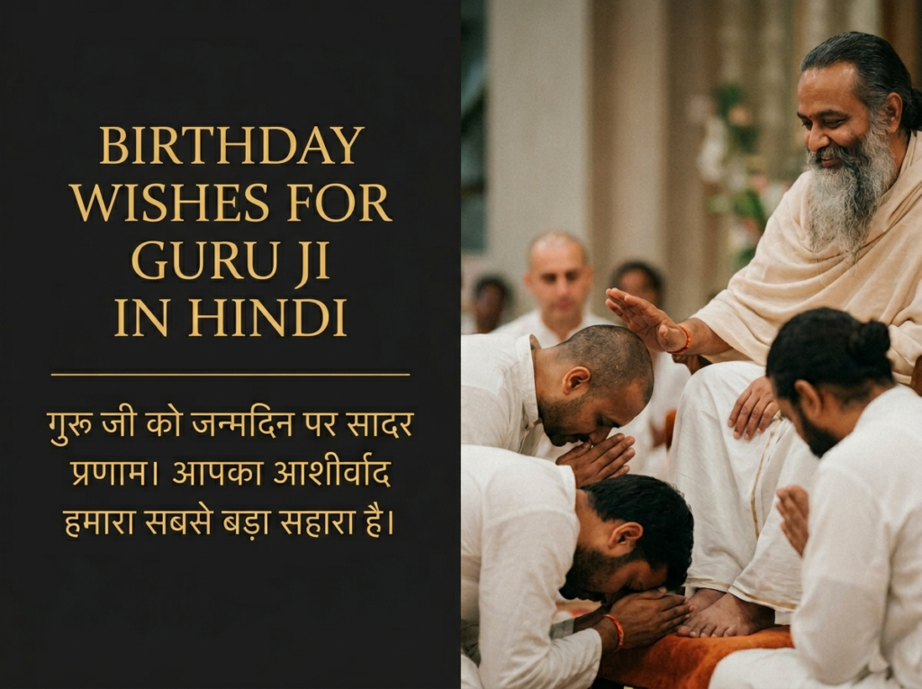 Birthday Wishes for Guru Ji in Hindi