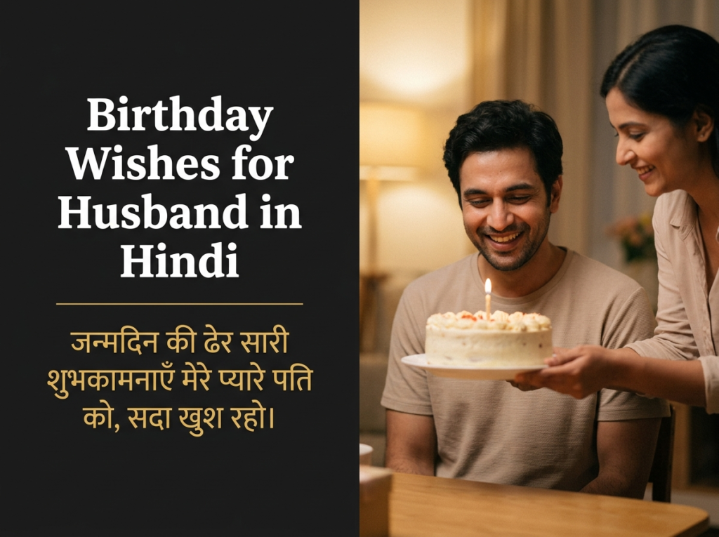 Birthday Wishes for Husband in Hindi