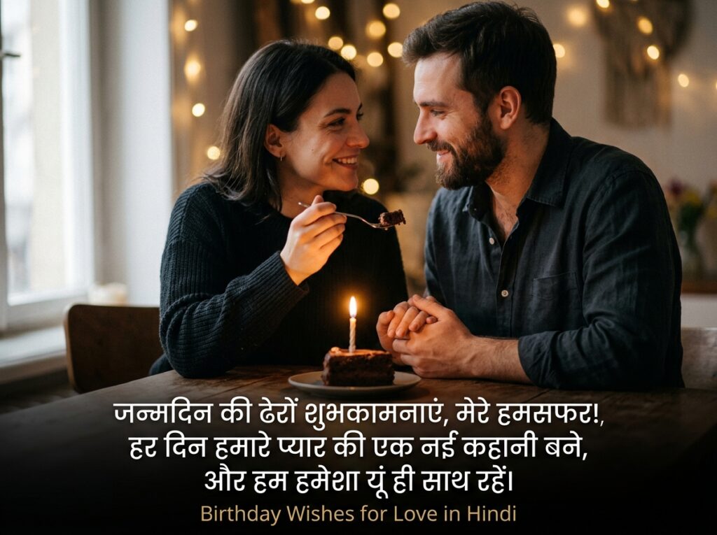 Birthday Wishes for Love in Hindi