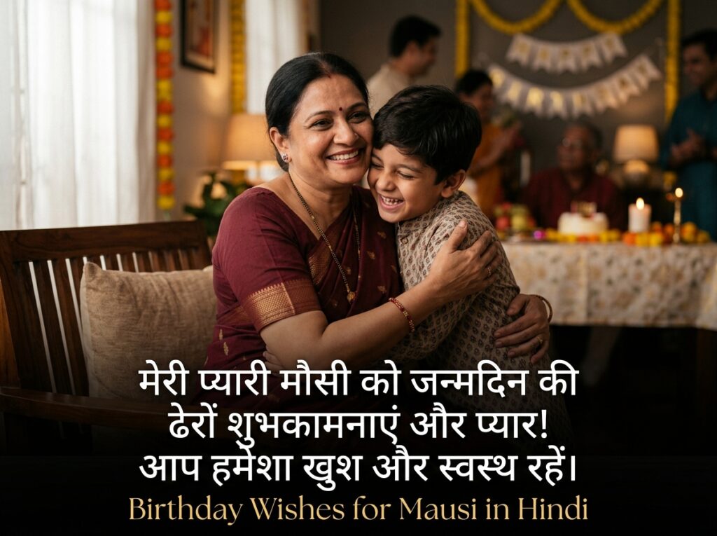 Birthday Wishes for Mausi in Hindi