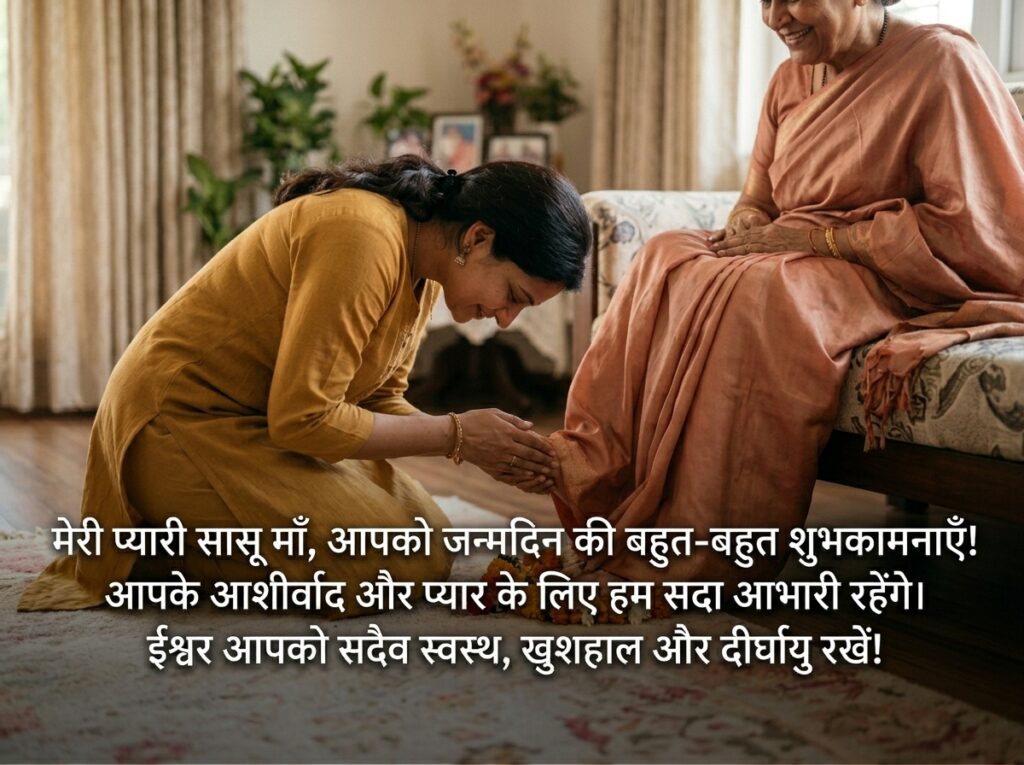 Birthday Wishes for Mother in Law in Hindi