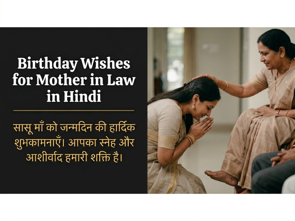 Birthday Wishes for Mother in Law in Hindi