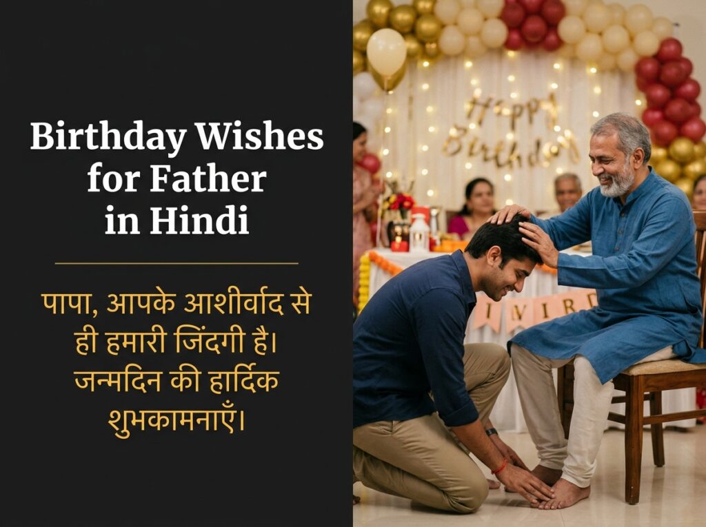 Birthday Wishes for Papa/Father in Hindi