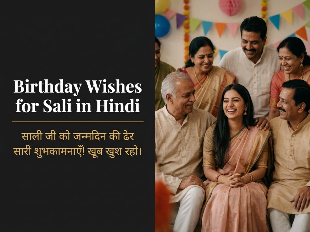 Birthday Wishes for Sali in Hindi