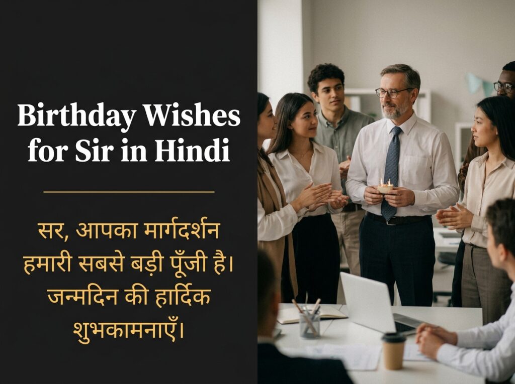 Birthday Wishes for Sir in Hindi