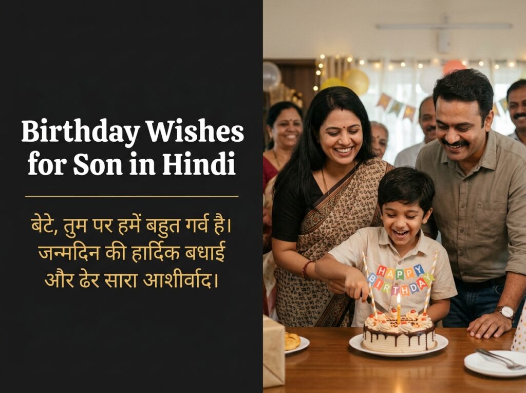 Birthday Wishes for Son in Hindi