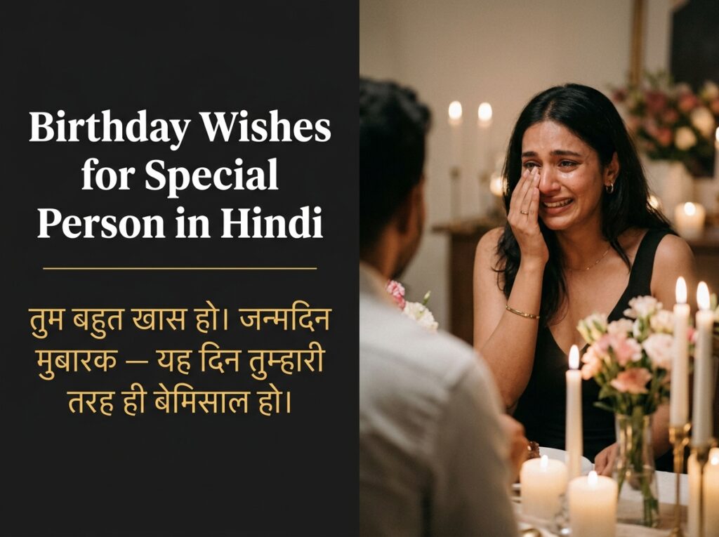 Birthday Wishes for Special Person in Hindi
