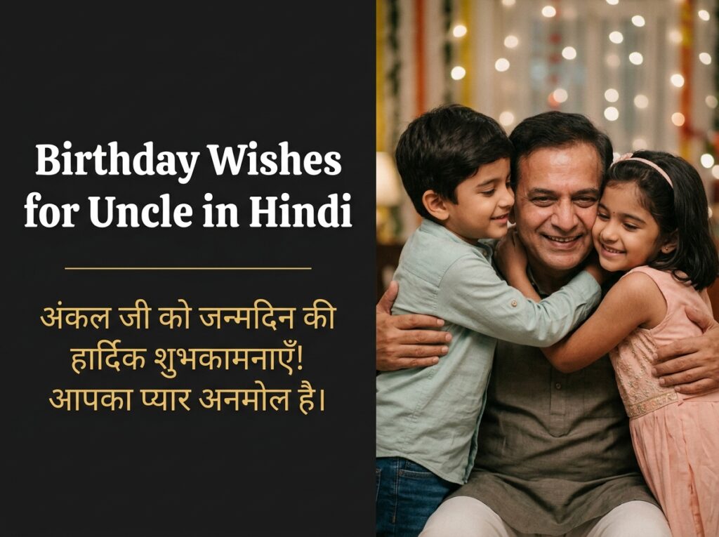Birthday Wishes for Uncle in Hindi